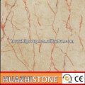 whole sell natural cream red line rosalia marble